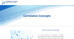 Desktop Screenshot of correlationconcepts.com