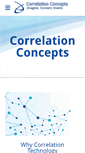Mobile Screenshot of correlationconcepts.com